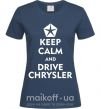 Женская футболка Drive chrysler Темно-синий фото