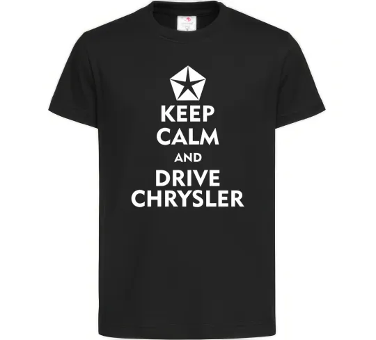 Дитяча футболка Drive chrysler Чорний фото