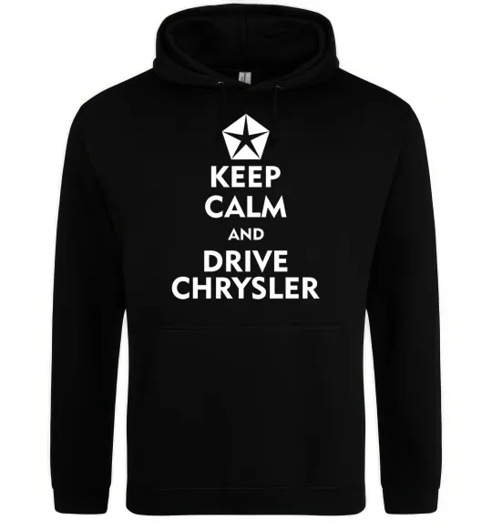 Мужская толстовка (худи) Drive chrysler Черный фото