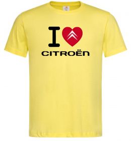 Чоловіча футболка I love citroen Чоловіча футболка I love citroen