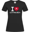Женская футболка I love citroen Черный Женская футболка I love citroen Черный фото