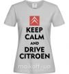 Женская футболка Drive citroen Серый фото