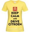Жіноча футболка Drive citroen Лимонний фото