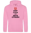 Женская толстовка (худи) Drive citroen Розовый фото