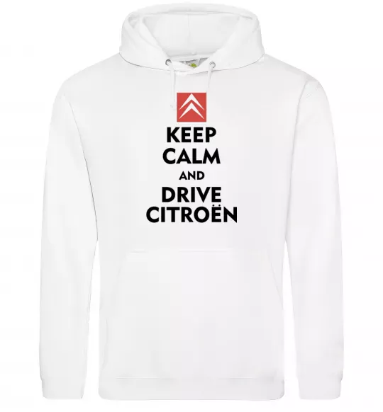 Жіноча толстовка (худі) Drive citroen Білий фото