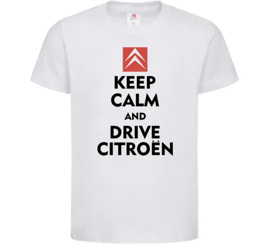 Дитяча футболка Drive citroen Білий фото