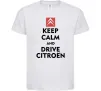 Дитяча футболка Drive citroen Білий фото
