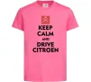 Дитяча футболка Drive citroen Яскраво-рожевий фото