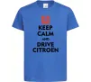 Дитяча футболка Drive citroen Яскраво-синій фото