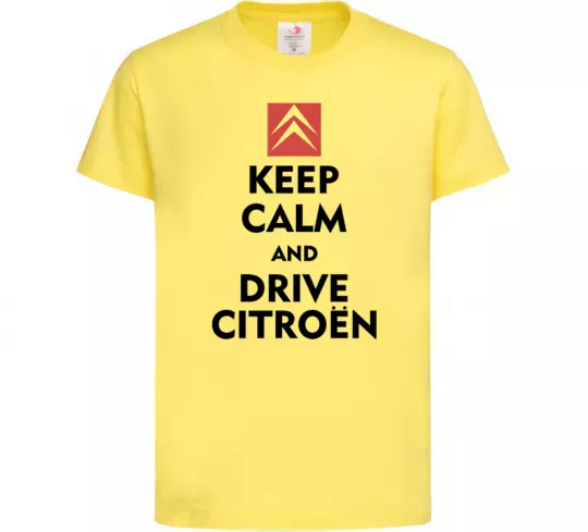 Дитяча футболка Drive citroen Лимонний фото