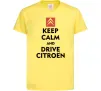 Дитяча футболка Drive citroen Лимонний фото