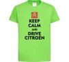 Дитяча футболка Drive citroen Лаймовий фото