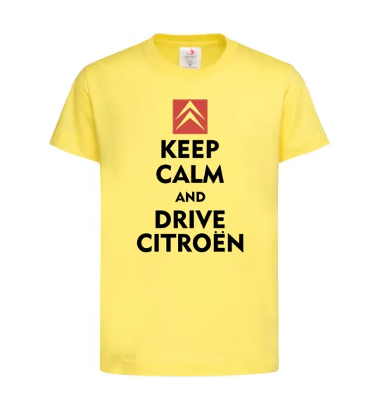 Детская футболка Drive citroen Лимонный фото