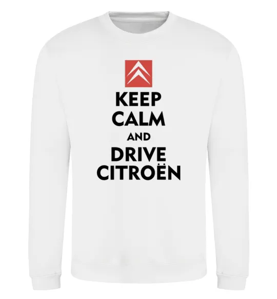 Свитшот Drive citroen Белый фото