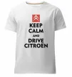 Чоловіча преміум футболка Drive citroen Білий фото