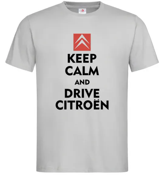 Чоловіча футболка Drive citroen Сірий фото