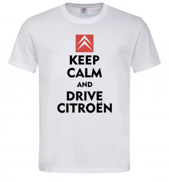 Чоловіча футболка Drive citroen Білий фото