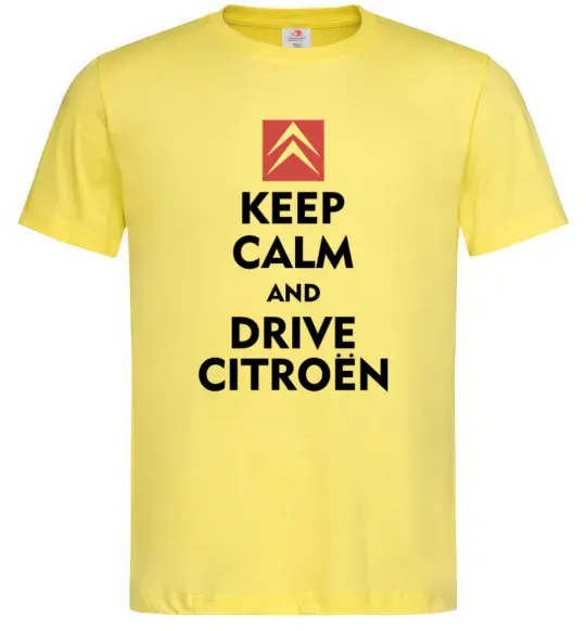 Чоловіча футболка Drive citroen Лимонний фото
