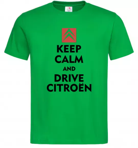 Чоловіча футболка Drive citroen Зелений фото