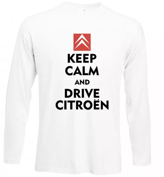 Лонгслив Drive citroen Белый фото