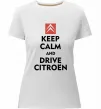 Жіноча преміум футболка Drive citroen Білий фото