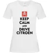 Жіноча футболка Drive citroen Білий фото