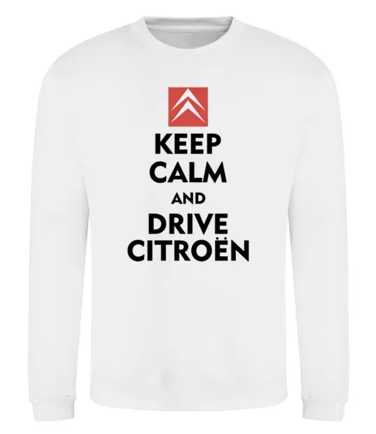 Світшот Drive citroen Білий фото