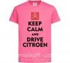Детская футболка Drive citroen Ярко-розовый фото