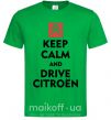 Мужская футболка Drive citroen Зеленый фото