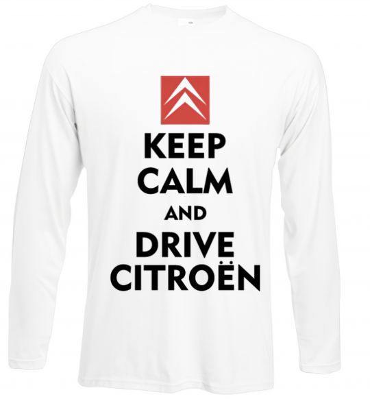 Лонгслів Drive citroen Білий фото