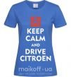 Женская футболка Drive citroen Ярко-синий фото