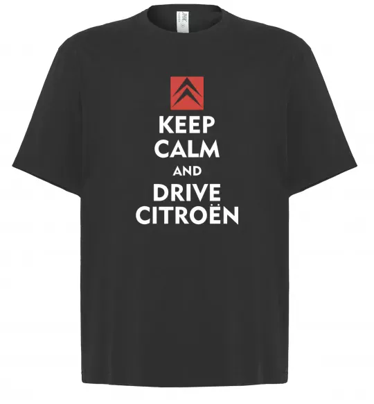 Футболка Оверсайз Drive citroen Черный фото