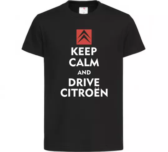 Дитяча футболка Drive citroen Чорний фото