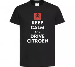 Дитяча футболка Drive citroen Чорний фото