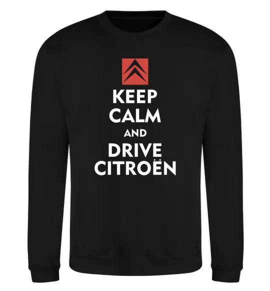Свитшот Drive citroen Черный фото