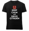 Чоловіча преміум футболка Drive citroen Чорний фото