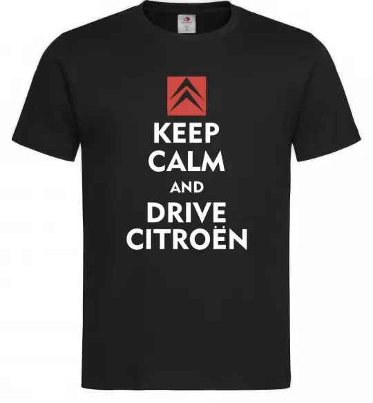 Чоловіча футболка Drive citroen Чорний фото