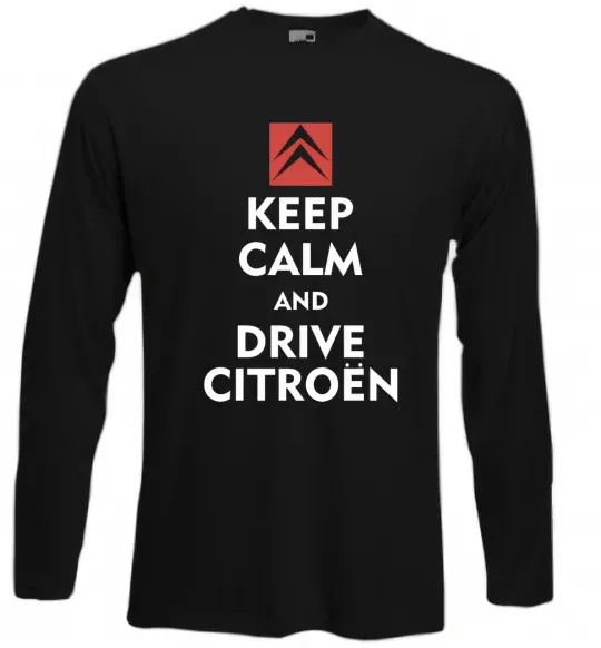 Лонгслив Drive citroen Черный фото