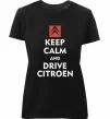 Жіноча преміум футболка Drive citroen Чорний фото