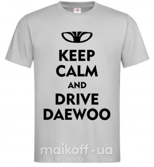 Чоловіча футболка Drive daewoo Сірий фото