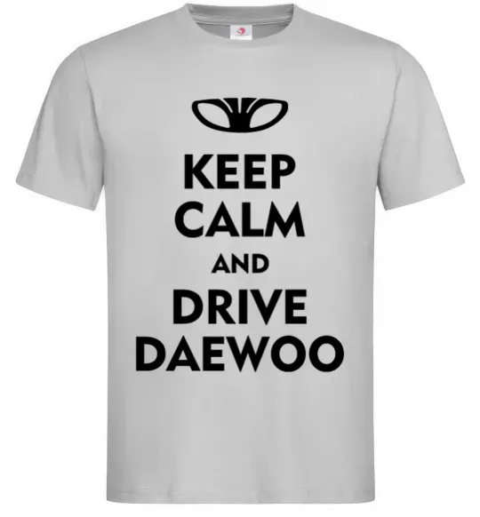 Мужская футболка Drive daewoo Серый фото
