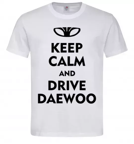 Мужская футболка Drive daewoo Белый фото