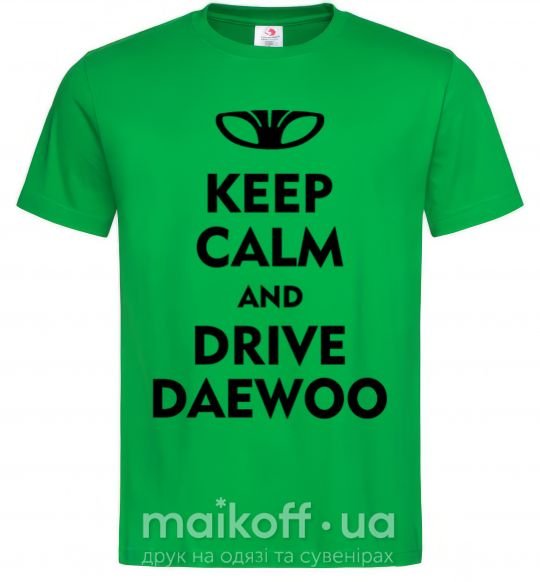 Чоловіча футболка Drive daewoo Зелений фото