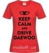 Жіноча футболка Drive daewoo Червоний фото