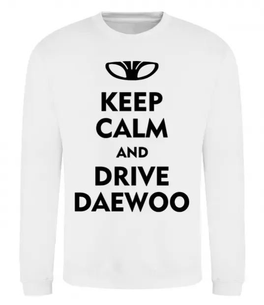 Світшот Drive daewoo Білий фото