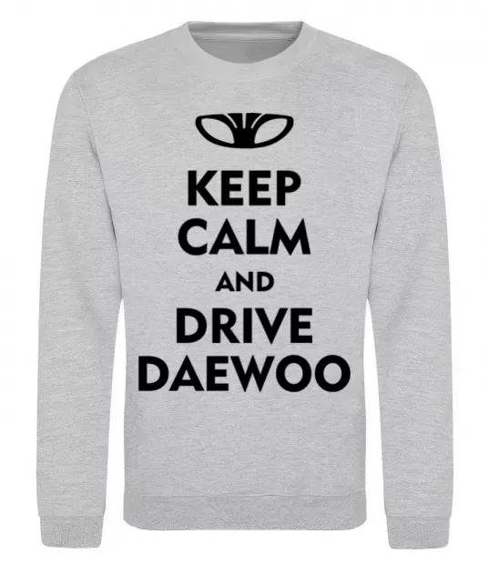 Світшот Drive daewoo Сірий меланж фото