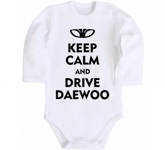 Дитячий бодік Drive daewoo Білий фото