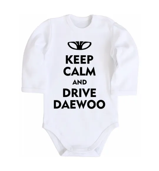 Детский боди Drive daewoo Белый фото