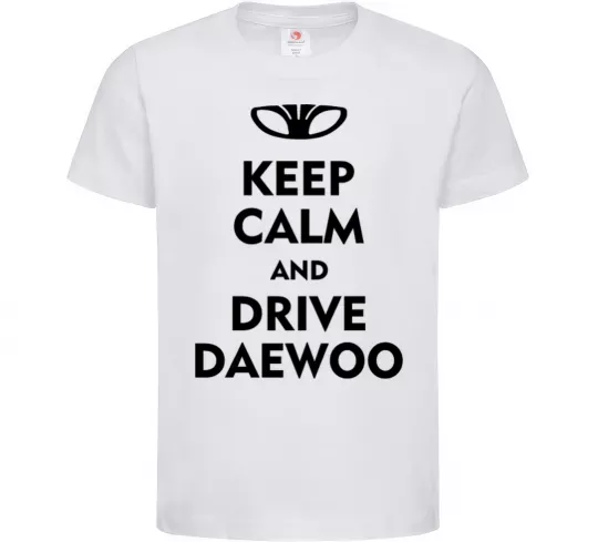 Детская футболка Drive daewoo Белый фото