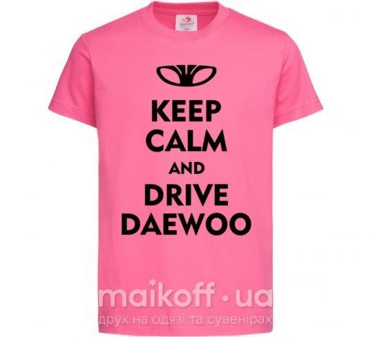 Дитяча футболка Drive daewoo Яскраво-рожевий фото